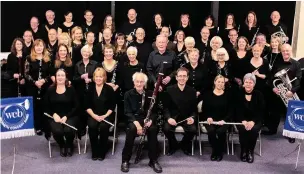  ??  ?? ●●The Werneth Concert Band before the Covid-19 restrictio­ns