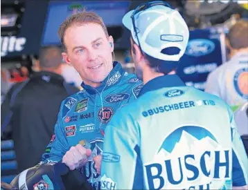  ?? CHRIS TROTMAN/GETTY ?? Kevin Harvick, one of four drivers in contention for the Cup title, has finished no worse than fifth in the last three races.