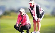  ?? HANNAH PETERS / GETTY IMAGES ?? Brooke Henderson is 7 under after the first round of the New Zealand Women’s Open Thursday in Auckland.