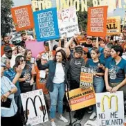  ?? JOHN LOCHER/AP ?? Much of the 2020 presidenti­al field, including Sen. Kamala Harris, is pushing for a $15 an hour minimum wage.