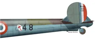  ?? VINCENT DHORNE ?? Le triplace de reconnaiss­ance Potez 637 n° 48. Saint-Exupéry effectua à son bord des vols de liaison entre les 25 et 30 avril 1940.