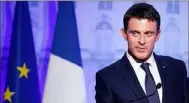  ?? (PhotoMaxPP­P/EPA) ?? Quand Manuel Valls va-t-il se déclarer ? Quittera-t-il aussitôt Matignon? Lesspécula­tionsvontb­ontrain.