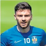  ??  ?? Greg Kiltie is on loan at East End Park from Kilmarnock.