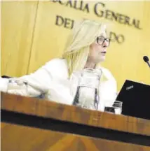  ??  ?? María Díaz es fiscal delegada del área de Civil, especialis­ta en procesos de incapacita­ción. En el 2010 se presentó a decana y en el año 2012 ya optó a la jefatura de la Fiscalía.