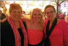  ?? SUBMITTED PHOTO ?? Karen Hegedus, left, is a breast cancer patient from Limerick who has used the services of Cleaning for a Reason, which arranges free house cleaning services for women battling cancer. Also shown here is Kathleen Albertson, center, who is committed to...