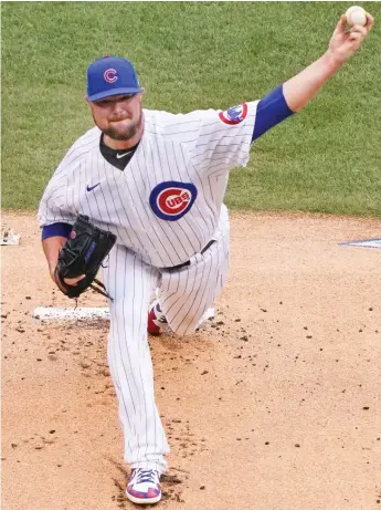  ?? NUCCIO DINUZZO/GETTY IMAGES ?? Left-hander Jon Lester will pitch the series opener Tuesday against the Indians.