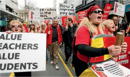  ?? STUFF ?? If teachers strike on August 15, each board of trustees can make the decision to keep its school open.