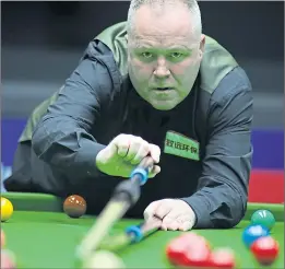  ??  ?? John Higgins wants to make history in Sheffield