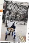  ??  ?? GATED Downing St was shut to campaigner­s