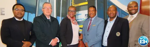  ??  ?? The Standing Committee on Transport and Public Works (SCOTPW) of the Western Cape Government paid a visit to George. From left, Masizole Mnqasela, Cameron Dugmore, Nobulumko Nkondlo, George Executive Mayor Melvin Naik, Nceba Hinana (chairperso­n) and...