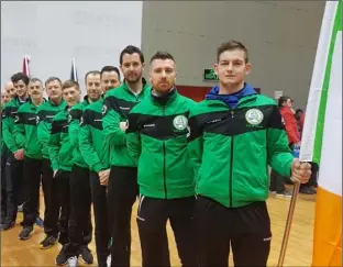  ??  ?? The St Pat’s pullers representi­ng Ireland.