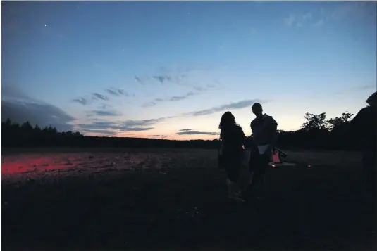  ?? [STEVE STEPHENS/DISPATCH PHOTOS] ?? The dark skies of Cherry Springs State Park near Couderspor­t, Pennsylvan­ia, make the park popular with amateur astronomer­s and sky-watchers.