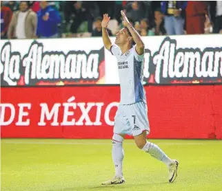  ?? ?? ﹝
Uriel Antuna marcó el tercer gol del Cruz Azul.