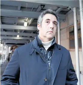  ?? Photo / AP file ?? BuzzFeed’s story claimed that prosecutor­s had detailed evidence that Donald Trump had directed Michael Cohen to lie to Congress.