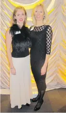 ??  ?? YWCA board chair Rebecca Morley, left, and Shannon Young, seventh annual YWHISPER Fundraisin­g Gala chair.