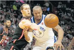  ?? JOE SKIPPER/AP ?? Heat center Kelly Olynyk, left, here earlier this season, scored 21 points in a win for the Boston Celtics over the Sacramento Kings two years ago.