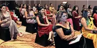  ??  ?? Their time to shine: The contestant­s who will vie for the Mrs Sri Lanka title