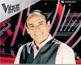  ?? / CORTESÍA ?? Raúl Lerma Alvidrez, de 60 años de edad, audicionó el pasado 5 de mayo en “La Voz Senior”.