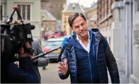  ?? Photograph: Phil Nijhuis/EPA ?? ‘It’s a good agreement,’ Mark Rutte, told reporters.