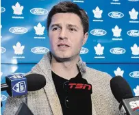  ?? NATHAN DENETTE THE CANADIAN PRESS FILE PHOTO ?? Along with 15 other general managers, Toronto’s Kyle Dubas is in an unfamiliar position. The Leafs could win the Stanley Cup or they might wind up picking first overall in the draft.