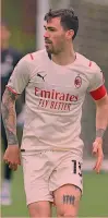  ?? ?? Ex capitano Alessio Romagnoli, 27 anni, al Milan dal 2015 GETTY