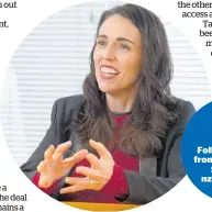  ?? Photo / Marty Melville ?? Jacinda Ardern says she’s prepared for anything to happen on the RCEP trade deal.