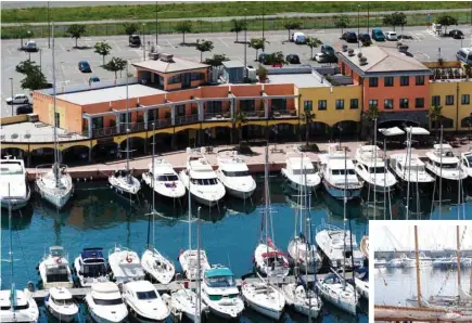  ??  ?? SECOND HAND BOAT SHOW Il Marina vive anche di eventi dedicati alla nautica, come quelli che vengono pensati per l’usato dove trovano posto anche le barche d’epoca. Non solo megayacht, ma anche barche di medie e piccole dimensioni trovano ampio spazio al Marina Genova. Senza dimenticar­e le offerte speciali dedicate ai catamarani.