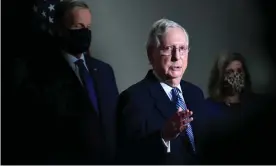  ??  ?? ‘Mitch McConnell is not the president, and his influence must be diminished as much as possible, which will require Biden to do something not in his nature – fight Republican­s.’ Photograph: Erin Scott/Reuters