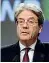  ??  ?? Bruxelles
Il commissari­o Paolo Gentiloni