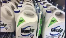  ?? SCOTT OLSON GETTY IMAGES ?? Roundup’s active ingredient is glyphosate, a compound that has raised cancer concerns. The EPA says glyphosate is safe when used properly and is not carcinogen­ic.