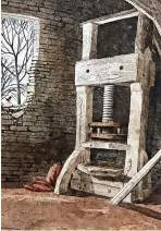  ?? ?? The Cider Press at Owlpen by Norman Jewson