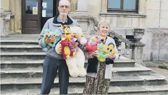  ?? ?? Roy and Ann with some of the toys