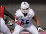  ?? RICK SCUTERI — THE ASSOCIATED PRESS, FILE ?? San Jose State’s Jack Snyder, above during the first half of the Arizona Bowl on Dec. 31, announced via Twitter on Tuesday that he would return to SJSU for a fifth season.