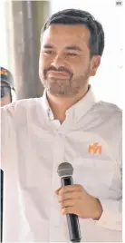  ?? EFE ?? JORGE ÁLVAREZ MÁYNEZ. Candidato de Movimiento Ciudadano.