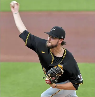  ?? Matt Freed/Post-Gazette ?? After the coronaviru­s shuffled the Pirates schedule, JT Brubaker will start the series opener Tuesday against Cleveland.