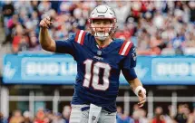  ?? Winslow Townson/Associated Press ?? Former New England Patriots quarterbac­k Mac Jones against the Buffalo Bills on Oct. 22 in Foxborough, Mass.