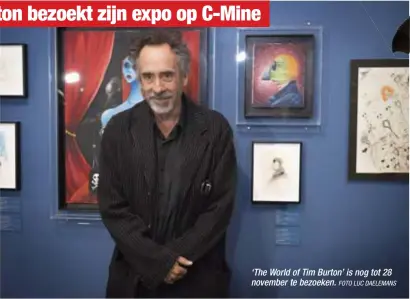  ?? FOTO LUC DAELEMANS ?? ‘The World of Tim Burton’ is nog tot 28 november te bezoeken.