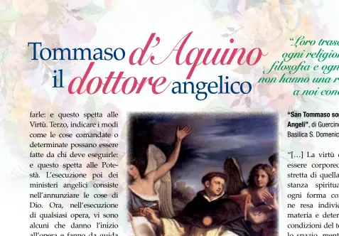  ?? ?? “San Tommaso sorretto dagli Angeli”, di Guercino, 1662, Basilica S. Domenico, Bologna.