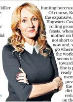  ??  ?? Criminal touch: J K Rowling takes on a popular genre