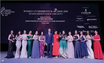  ??  ?? 01 Jamie Koh, Nerissa Low, Ang Jin Yuan, Ang Jolie Mei, Elsie Liow, Chew Gek Khim, Dr Koh Poh Koon, Senior Minister of State Ministry for Trade and Industry, Stephanie Cheo, Dato Elaine Teh, Yola Yu Jie, Lena Tang, Novie Djayayanti Tjoa, Jyoti Singh & Simone Ng
02 Claire Chiang, Chew Gek Khim & Ng Hsueh Ling
03 Karyn Lim, Claire Chiang & Professor Chin Kwee Nyet
04 Lily Kew, Yvon Bock & Sng Khai Lin 05 Chia Kim Huat 06 Rachel Wong, Cheryl Hansen & Cindy Ee
07 Dr Gan See Khem, Francis Leong, Chew Gek Khim, Dr Koh Poh Koon, Claire Chiang & Lennon Tan