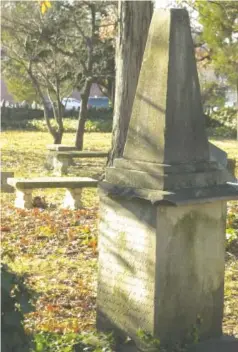  ?? STAFF FILE PHOTO ?? The Brainerd Mission Cemetery is all that remains of the Brainerd Mission founded in 1816. It is located off Brainerd Road adjacent to Eastgate Town Center.