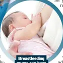  ??  ?? Breastfeed­ing mums can have the vaccinatio­n