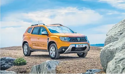  ??  ?? The all new Dacia Duster comes with more technology but is still available for less than £10,000 for an entry level model.