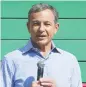  ?? THE ASSOCIATED PRESS ?? CEO Robert Iger says Disney would likely stop filming in Georgia, if controvers­ial laws around abortion take effect.