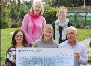  ??  ?? Back: Geraldine Kehoe, Sasha Kelly. Front: Denise McDonald, Eileen Rowe, and Michael Jordan.