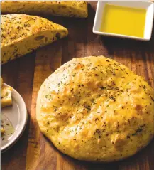  ?? Associated Press photo ?? This undated photo provided by America's Test Kitchen in February 2019 shows Rosemary Focaccia in Brookline, Mass.