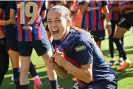  ?? Photograph: Tullio Puglia/Uefa/ Getty Images ?? Aitana Bonmatí helped guide Barcelona to victory in the Champions League last season.