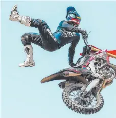  ??  ?? Matthew McFerran was an accomplish­ed stunt rider before deciding to call it a day following an accident.