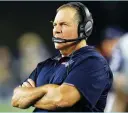  ?? (Reuters) ?? BILL BELICHICK’S 277 career wins (including playoffs) rank third in NFL history and his five Super Bowl championsh­ips are the most ever by a head coach.