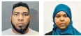  ??  ?? Munir Mohammed and Rowaida El-hassan met on dating website Singlemusl­im.com